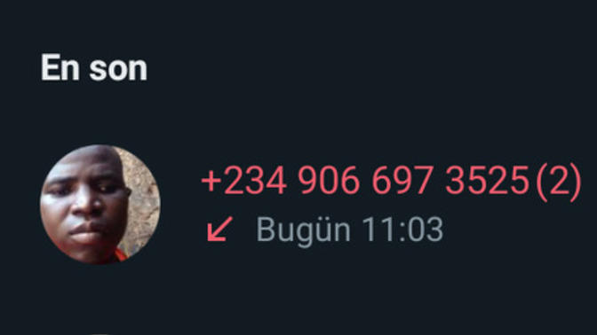 Sizi de +234 kodla Nijeryalı dolandırıcılar arıyor mu?