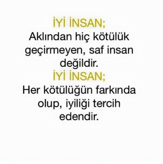 Sizce siz iyi bir insan mısınız?