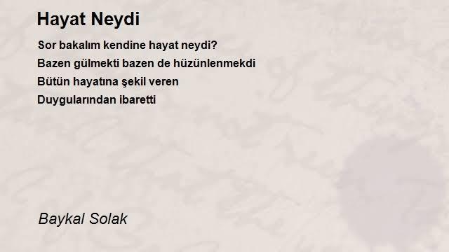 Hayat size neyi ifade ediyor?