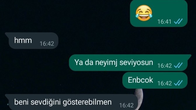 Sevgilim sizce beni sevmiyor mu?