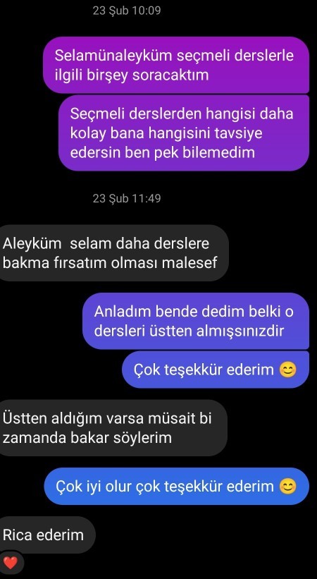 Bu kız neden benimle böyle konuşuyor sanırım beni istemiyor?