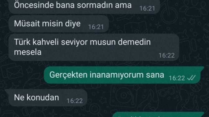 Kek yaptım birlikte yeriz diye bunu dedi haklı mı sizce?