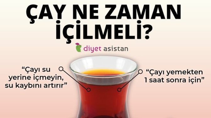 Çay ne zaman içilmeli?