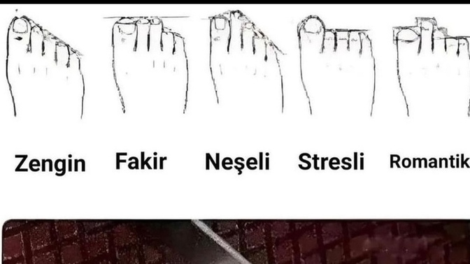 Ayak şeklinize göre siz hangisisiniz?