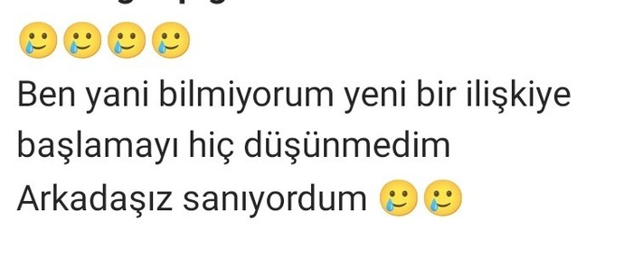 Kıza açıldım, böyle yazdı. Hiç umut yok mu?