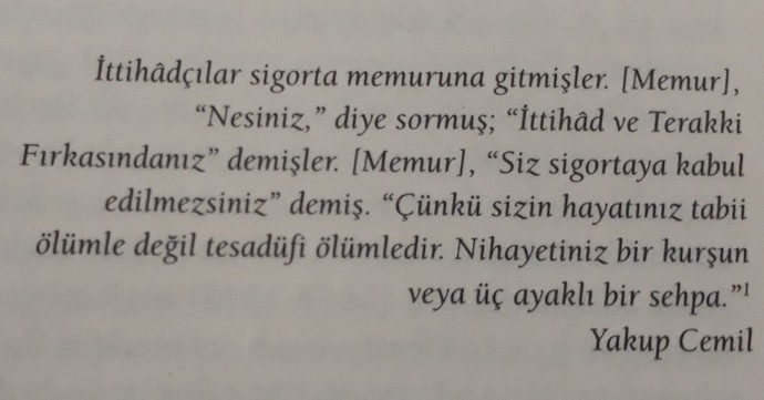En son okuduğunuz kitaptan alıntı paylaşın?