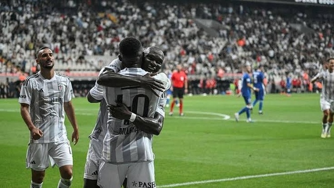 Beşiktaş Avrupa Konferans Ligi’nde Tirana takımını 3-1 yendi! Maçı seyrettiniz mi?