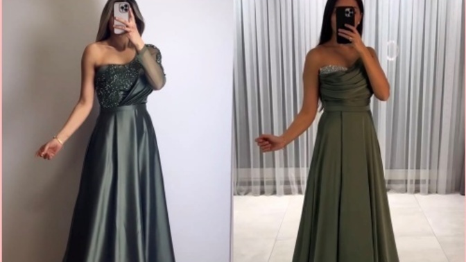 Sizce bu elbiselerden hangisi daha güzel?