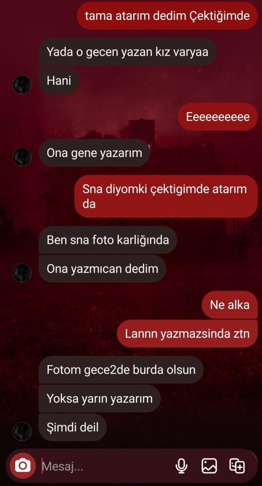 Sevgilime sinirli olduğum için yazmadım?