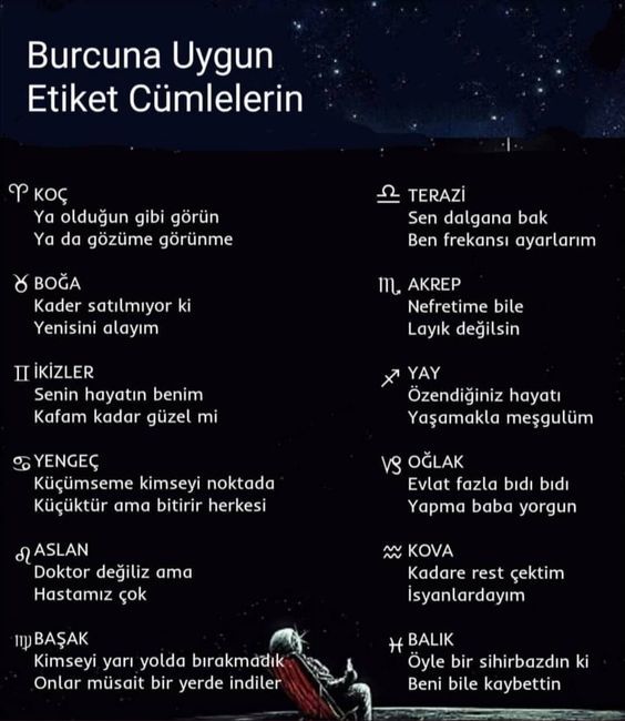 Burcunu yansıtan etiket cümlen nedir?