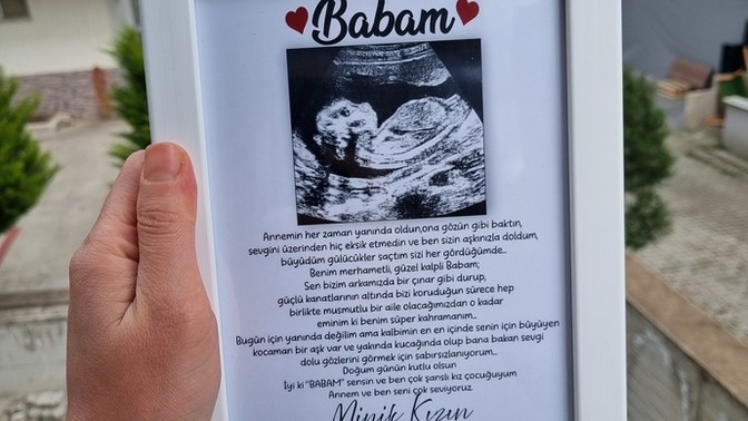 Babamıza ilk hediyemiz sizce nasıl beğenecek mi çok heyecanlıyım?