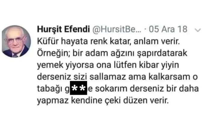Bazı insanlara küfür şart mıdır?