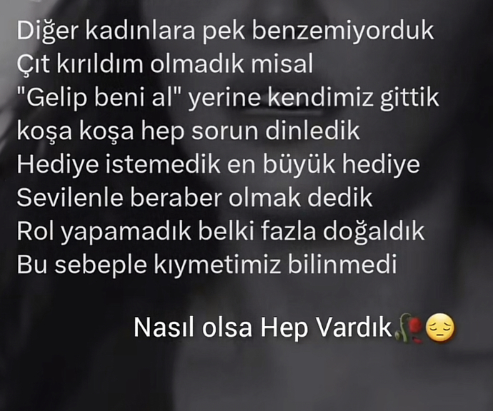 Neden sevenin değerini bilmez insanlar?