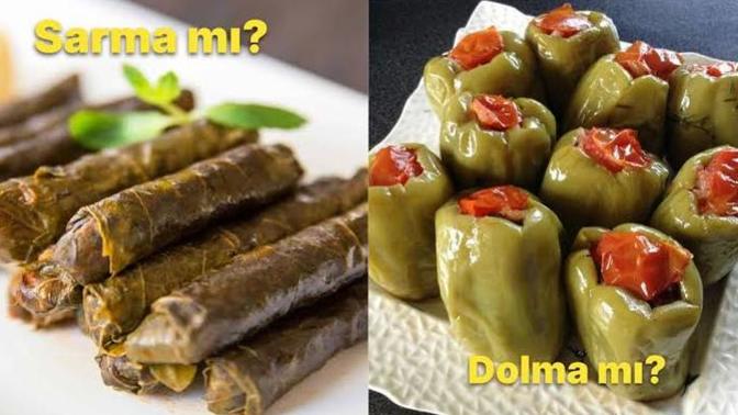 Sence hangisi güzel sarma mı biber dolması?