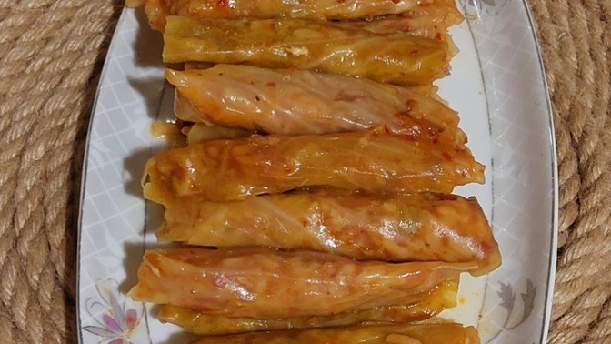 Etli lahana sarması sever misiniz?
