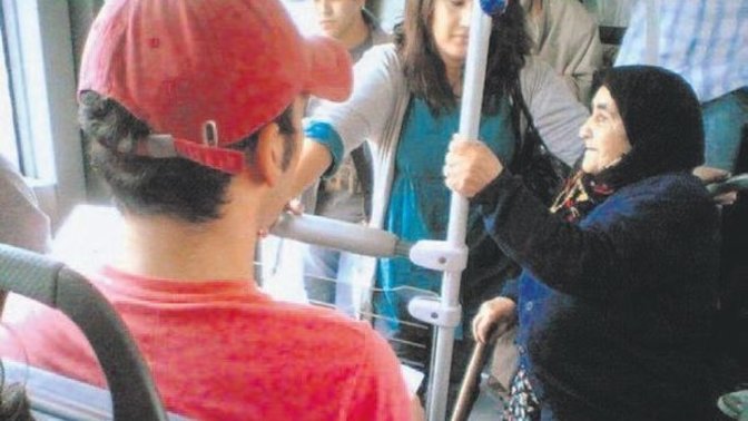 Yaşlılara yer vermek?