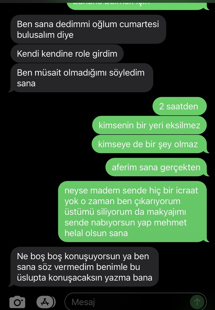 Erkek arkadaşımla dün buluşmanız gerekirken bugün düşman olduk sizce kim haklı ss aşağı da?