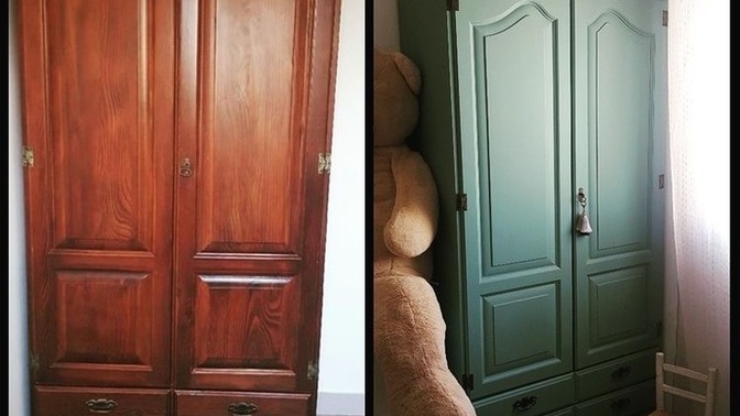 Evde eski bir dolap var sizce atayım mı yenileyeyim mi?