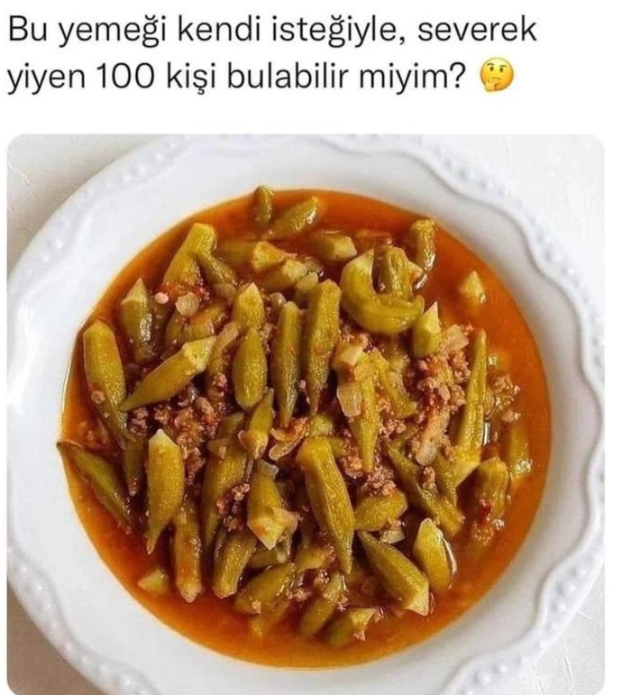 Bamya sever misiniz?
