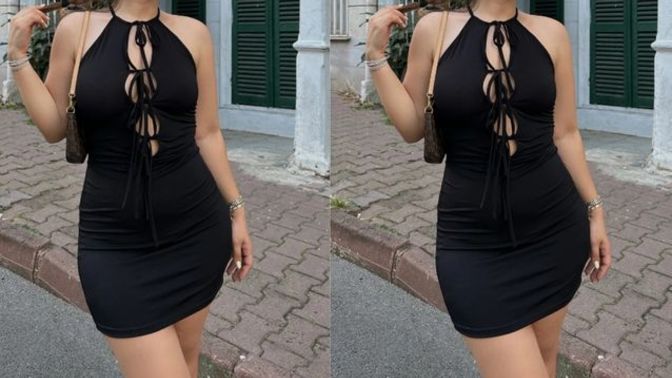Bu elbise ile pazara gidilir mi?