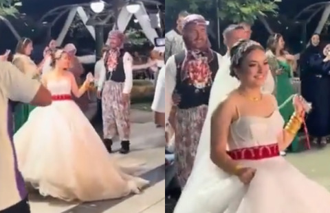 Gelinin damada tasma takıp, Salako kostümü ve müziğiyle gezdirmesi! Çok saçma adet değil mi?