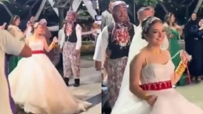 Gelinin damada tasma takıp, Salako kostümü ve müziğiyle gezdirmesi! Çok saçma adet değil mi?