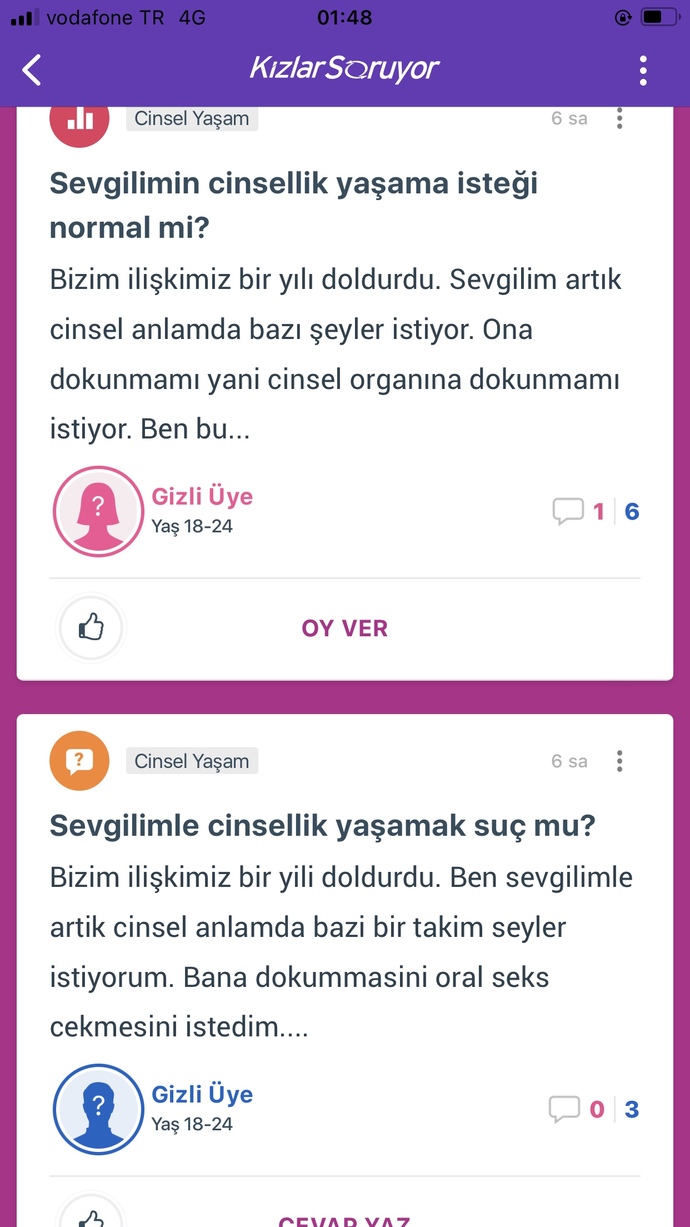 Sevgilimle cinsellik yaşamak suç mu?