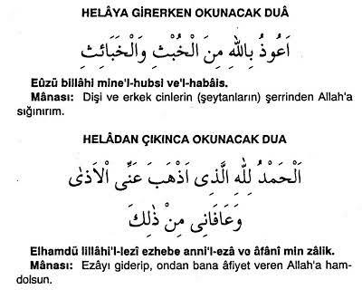 Wc ye girerken besmele çekiyor musunuz?