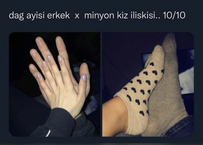 Ben 160’ım ve yanımda iri güçlü birisinin olması bana güven veriyo.. sarsın sarmalasın askim🥹