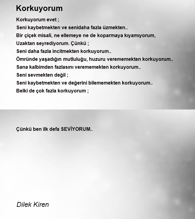 Hiç çok temiz birisini tanıyıp ona adım atarak incitmekten korktunuz mu?