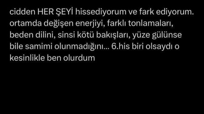 6. Hissinize güvenir misiniz?