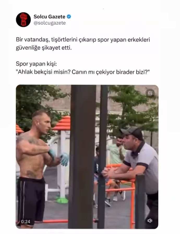 Parklardaki spor aletlerini hiç kullandın mı?