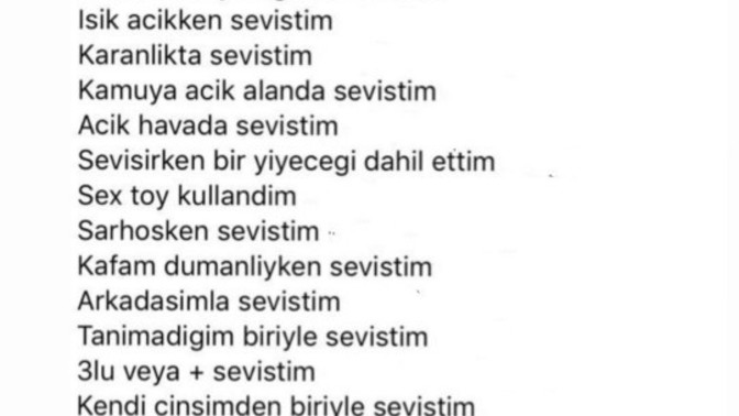 Bu gecenin cesaret testi, hangilerini yaptın?
