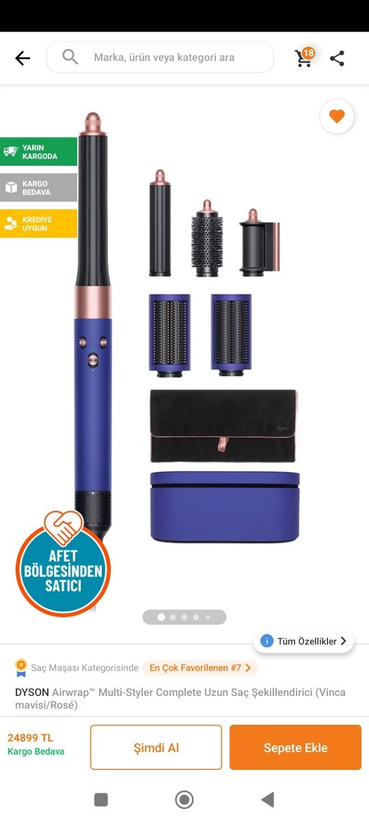 Dyson saç şekillendiriciden doğum günü hediye olur mu?