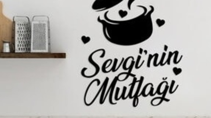 Mutfağınızda bu tarz bir yazı kullanır mıydınız?