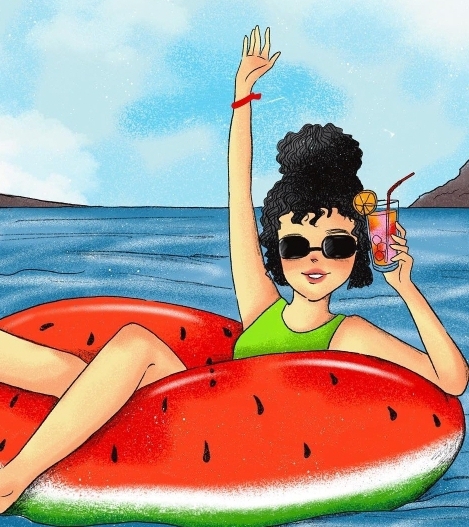 Karpuz 🍉 lu dondurma istiyorum 😻