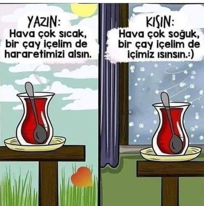 Çay yaz içeceği midir, kış içeceği mi?