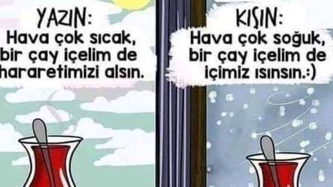 Çay yaz içeceği midir, kış içeceği mi?
