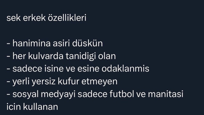 Size göre sek erkek nasıl olmalı?