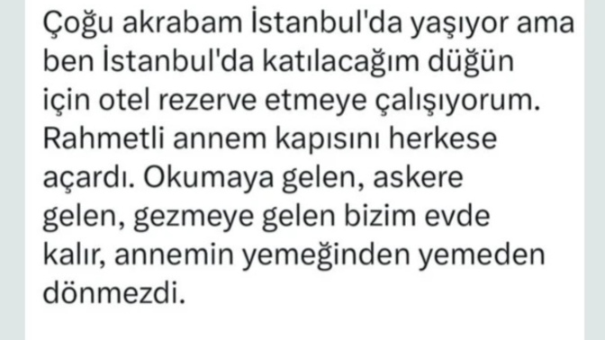 Misafir ağırlamamak bencillik midir?
