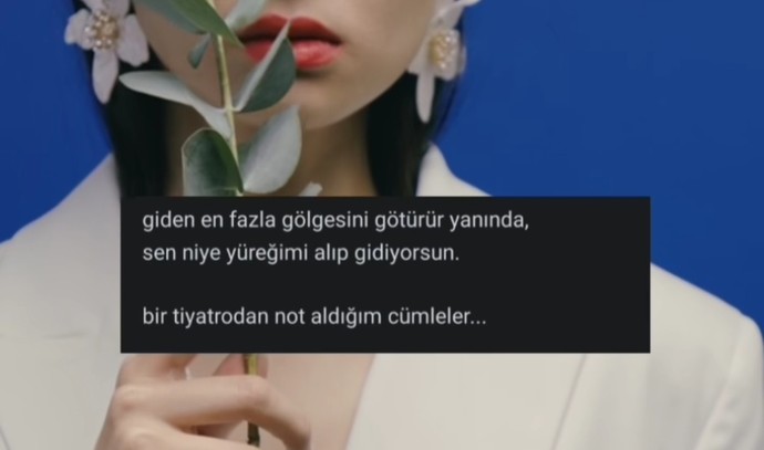 Sizi etkileyen bir söz var mı?