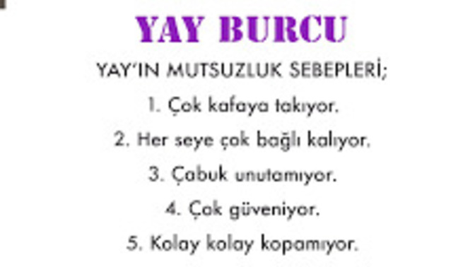 Burcunuzun özellikleri nelerdir?