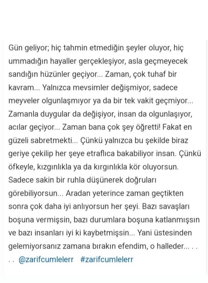 Zamanın gücüne inanıyor musunuz?