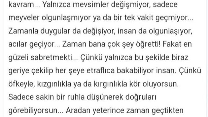 Zamanın gücüne inanıyor musunuz?