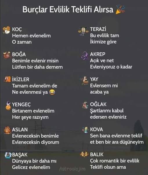 Evlilik teklifi alsanız nasıl tepki verirsiniz?