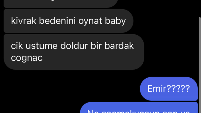 Eski sevgilim ne saçmalıyor?
