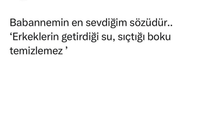 Buraya sevdiğin bi söz yazar mısın?