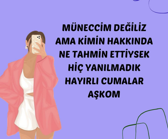 bir sefer de şaşırtın yanıltın beee😄