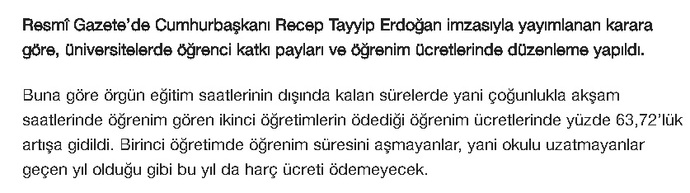 Üniversite de "İÖ" yazıyorsa para mı ödeyeceğim?