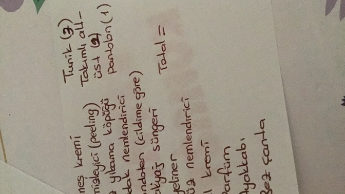 Alışverişe çıkacağım ve şu ürünleri almayı planlıyorum sizce ne kadar tutar?